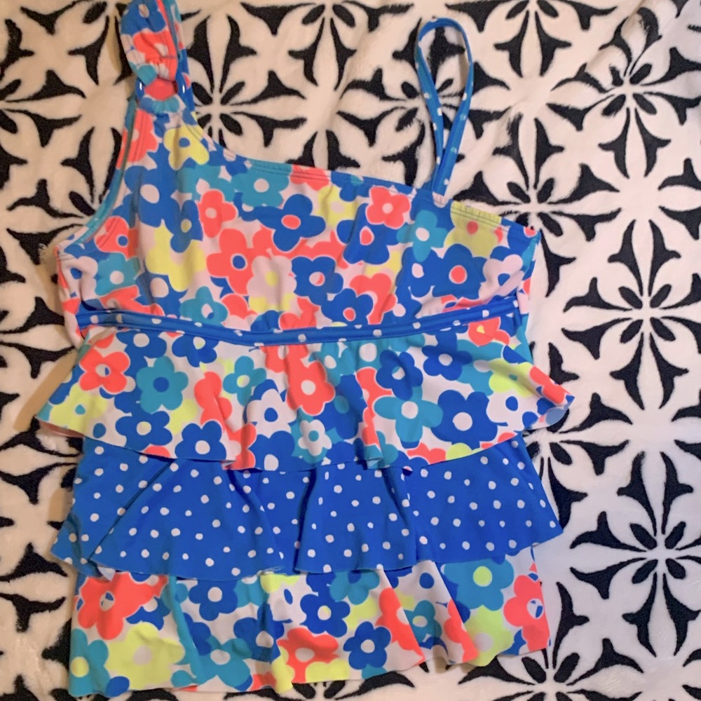 A small kids tankini swimsuit